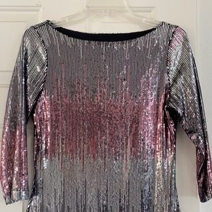 Karen Kane Ombré Sequin Cocktail Dress